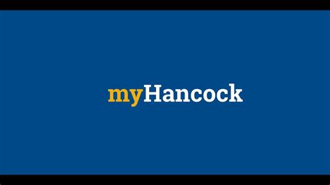 myhancock|my hancock portal.